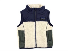 Name It dark sapphire teddy vest